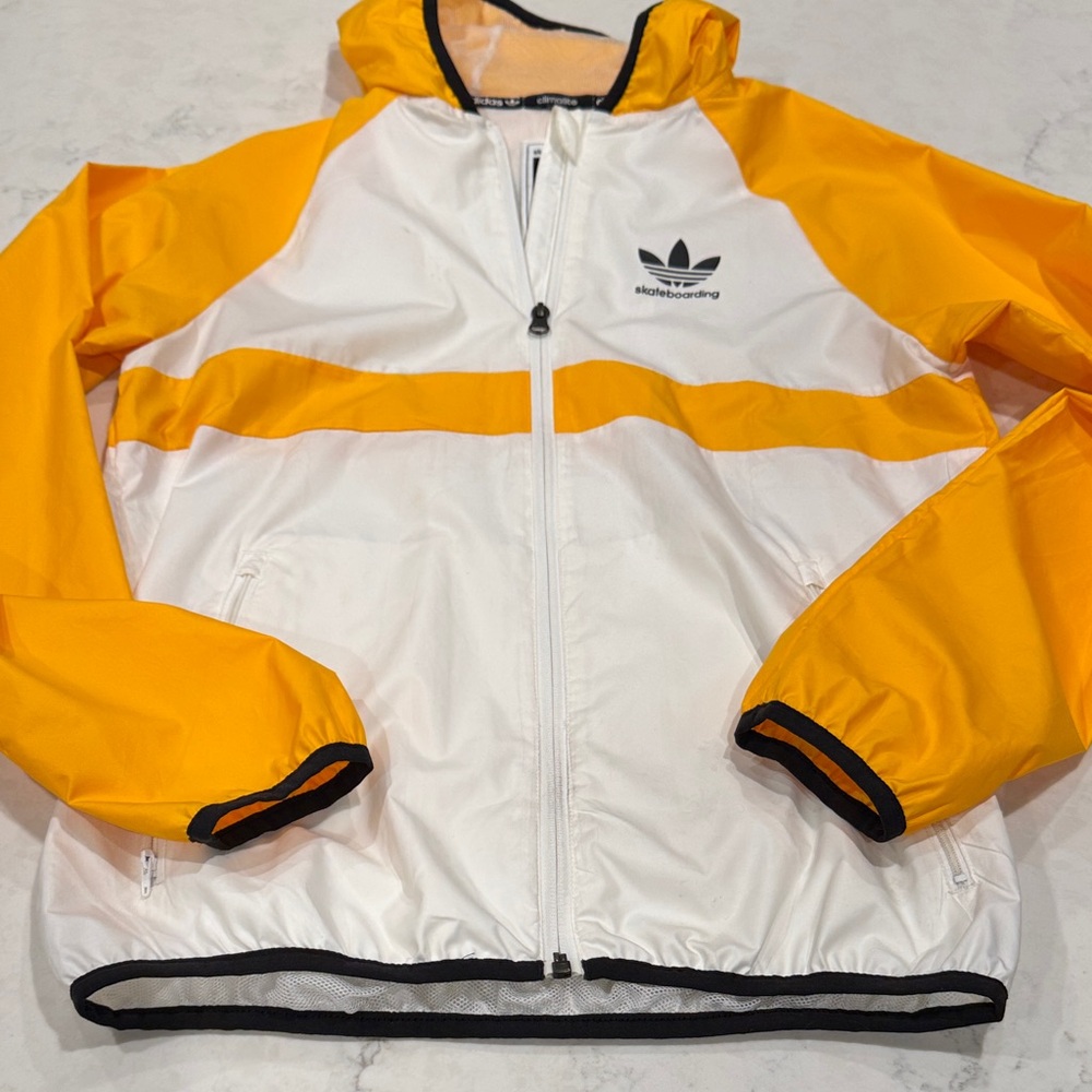 Adidas Two-Tone Yellow and White Jacket